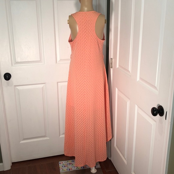 Ya Los Angeles Peach Dress. L - Picture 4 of 7